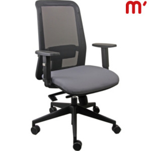 Sedia operativa ergonomica Stylish con braccioli, Tessuto ignifugo Gabriel Go-Couture, Marrone/Grigio Sedia operativa ergonomica Stylish con braccioli, Tessuto ignifugo Gabriel Go-Couture, Marrone/Grigio