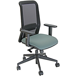 Sedia operativa ergonomica Stylish, Rete e Tessuto Gabriel, Marrone/Verde acqua Sedia operativa ergonomica Stylish, Rete e Tessuto Gabriel, Marrone/Verde acqua