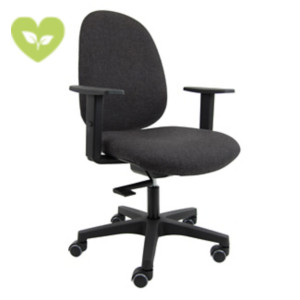 Sedia operativa ergonomica Timeless con braccioli, Tessuto Convert D7000 ignifugo Classe 1 Antracite Sedia operativa ergonomica Timeless con braccioli, Tessuto Convert D7000 ignifugo Classe 1 Antracite