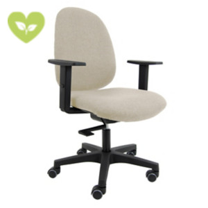 Sedia operativa ergonomica Timeless con braccioli, Tessuto Convert D7000 ignifugo Classe 1, Avorio Sedia operativa ergonomica Timeless con braccioli, Tessuto Convert D7000 ignifugo Classe 1, Avorio