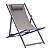 Sedia sdraio con poggiatesta Sea, 61 x 100 x 79 cm, Struttura in alluminio, Tessuto Textilene, Tortora - 1