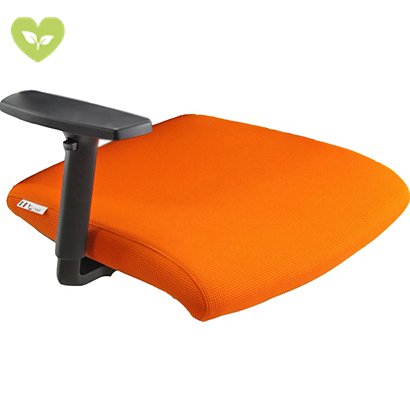 Sedile intercambiabile per sedia operativa Sunny, Tessuto ignifugo, Arancione