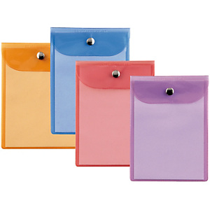 SEI ROTA Busta con bottone Press 7 Color - PVC - 18x24 cm - colori assortiti - Sei Rota SEI ROTA Busta con bottone Press 7 Color - PVC - 18x24 cm - colori assortiti - Sei Rota