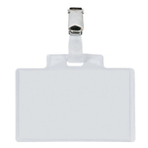 SEI ROTA Portanome con clip PASS 3 E, 9,5 x 6 cm, PVC, Trasparente (confezione 100 pezzi)