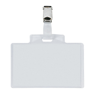 SEI ROTA Portanome Pass 3E - 9,5 x 6 cm - metallo - con clip  - conf. 10 pezzi