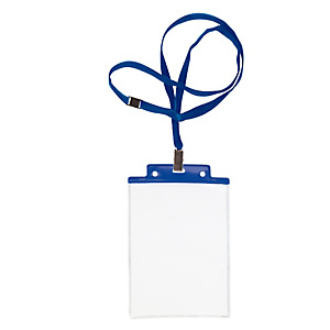 SEI ROTA Portanome Pass 6S-P - cordoncino blu - 10x15 cm (A6) - blu - Sei Rota - conf. 10 pezzi SEI ROTA Portanome Pass 6S-P - cordoncino blu - 10x15 cm (A6) - blu - Sei Rota - conf. 10 pezzi