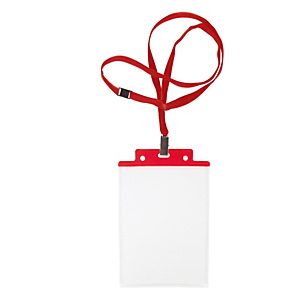 SEI ROTA Portanome Pass 6S-P - cordoncino rosso - 10x15 cm (A6) - rosso - Sei Rota - conf. 10 pezzi SEI ROTA Portanome Pass 6S-P - cordoncino rosso - 10x15 cm (A6) - rosso - Sei Rota - conf. 10 pezzi