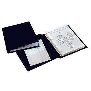 SEI ROTA Raccoglitore Sanremo 2000 - 4 anelli a D 25 mm - dorso 4 cm - 35 x 50 cm (libro) - nero SEI ROTA Raccoglitore Sanremo 2000 - 4 anelli a D 25 mm - dorso 4 cm - 35 x 50 cm (libro) - nero