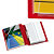 SEI ROTA Tasche GS adesive con soffietto - PVC - 22x18 cm - trasparente  - conf. 10 pezzi - 5