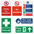 Self-adhesive sign, First Aid Point - 1