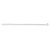 Self-locking cable ties, clear, 140x3.5mm, pack of 1000 - 1