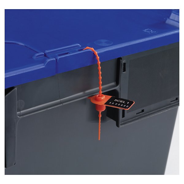 Selo de segurança de tira dentada vermelho Ø 3mm x comprimento 160mm - 2
