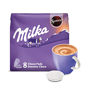 Senseo Dosettes souples Milka chocolat - Paquet de 8 dosettes Senseo Dosettes souples Milka chocolat - Paquet de 8 dosettes