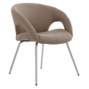 SERENA GROUP Silla de recepción Pensacola, color beige SERENA GROUP Silla de recepción Pensacola, color beige