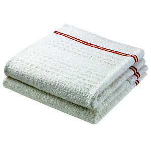 Serpillières blanches 55 x 100 cm (Lot de 5) Serpillières blanches 55 x 100 cm (Lot de 5)