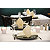 Serviettes de table jetables aspect tissu 40 x 40 cm Crème - Lot de 50 - 2