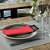 Serviettes de table non tissé Dinner Linstyle® Tork, pliage 1/8, coloris coquelicot, le colis de 50 - 2