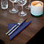 Serviettes de table en papier Dinner Tork, coloris bleu marine, le colis de 150 - 2