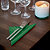 Serviettes de table en papier Lunch Tork, coloris vert sapin, le colis de 200 - 2