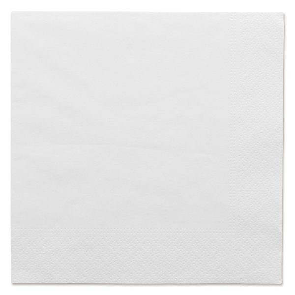 Servilletas blancas papel Tissue 1 capa 30x30cm - 2