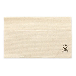 Servilletas papel recicladas Tissue color natural
