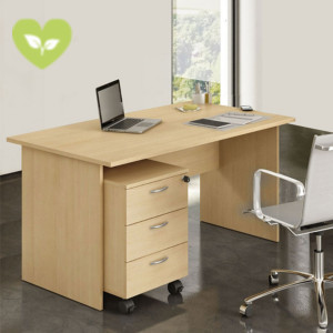 Set arredo Pronto Pack A Scrivania 160 cm + Cassettiera 3 cassetti, Faggio Set arredo Pronto Pack A Scrivania 160 cm + Cassettiera 3 cassetti, Faggio