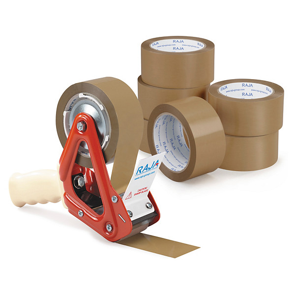 Set PVC Standard Packband RAJA, braun 36 Rollen - 1