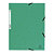 Set van 10 kaften met elastische banden 3 flappen Exacompta groene kleur - 1