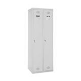 SETROC TAQUILLAS METÁLICAS Taquilla adicional de 1 puerta y 1 compartimento, 30 cm, puerta gris SETROC TAQUILLAS METÁLICAS Taquilla adicional de 1 puerta y 1 compartimento, 30 cm, puerta gris