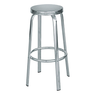 Sgabello alto da giardino, Alluminio e acciaio, Silver Sgabello alto da giardino, Alluminio e acciaio, Silver
