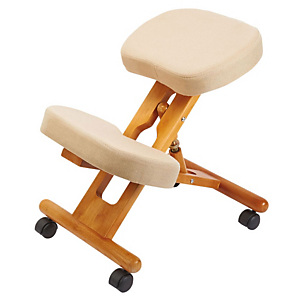 Sgabello ergonomico - Colore panna Sgabello ergonomico - Colore panna