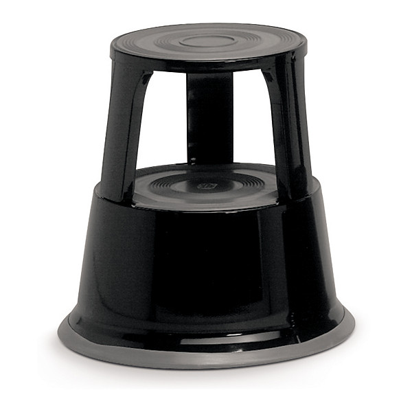 Sgabello nero per magazzino carico massimo 150 kg