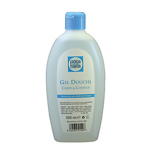 Shampoing douche Poca Bana, flacon de 500 ml Shampoing douche Poca Bana, flacon de 500 ml