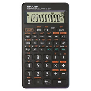 SHARP Calcolatrice scientifica EL-501 T, Bianco SHARP Calcolatrice scientifica EL-501 T, Bianco