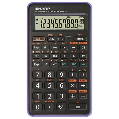 SHARP Calcolatrice scientifica EL-501 T, Viola - Calcolatrici Scientifiche