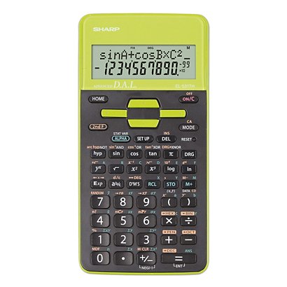 SHARP Calcolatrice scientifica EL-531TH, 10+2 digit, Verde - Calcolatrici  Scientifiche