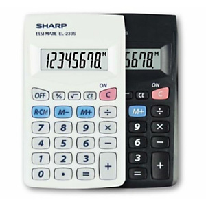 SHARP, Calcolatrici, El 233 sb - bianca, EL233SB SHARP, Calcolatrici, El 233 sb - bianca, EL233SB