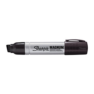Sharpie Marcatore permanente Metal Barrel, Punta a scalpello Magnum 2-15 mm, Nero