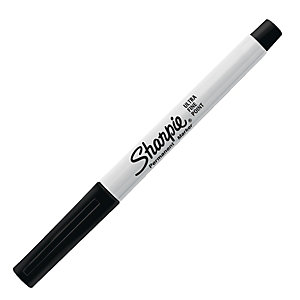 Sharpie Penna Marker Ultra Fine Point, Punta ultra fine 0,5 mm, Nero (confezione 2 pezzi)