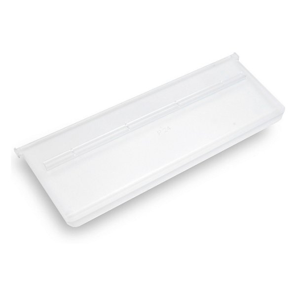 Shelf bin label holders and labels, 75 x 30mm, pack of 200 - 4