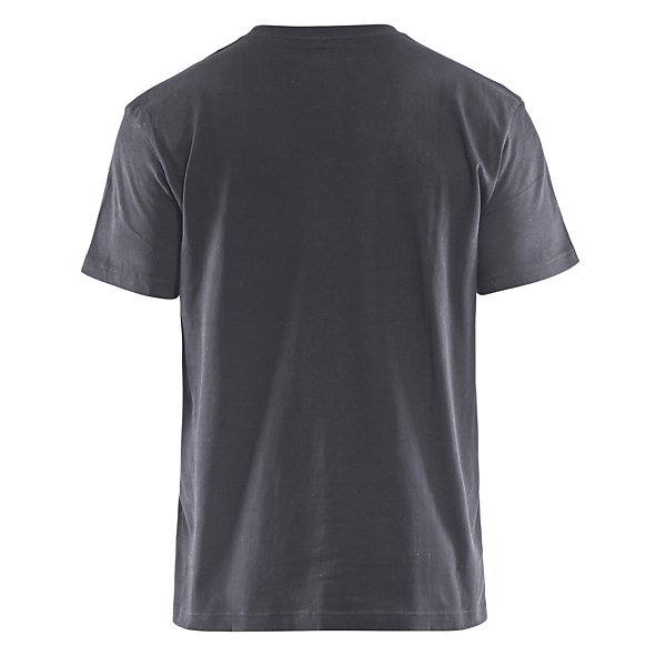 T-shirt bicolore coton BLAKLADER gris clair/noir L - 2