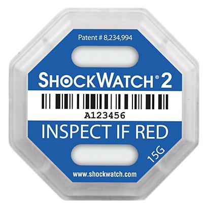 ShockWatch® 2 indicateur de choc bleu - 1