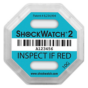 ShockWatch® 2 Schokindicatoren turkoois