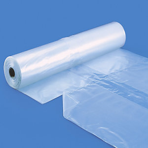 Perforated shrink wrap pallet covers available on a roll