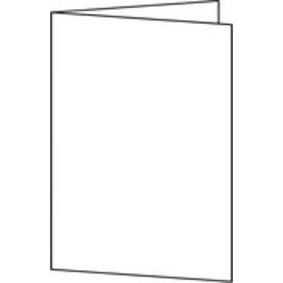 SIGEL cartes 2 volets, A5 (A4), 185 g/m2, extra blanc - 1
