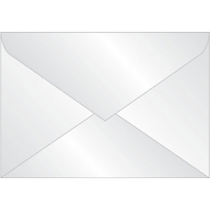 SIGEL Enveloppe, transparent, gommé, DL, 100 g/m2