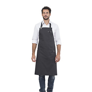 SIGGI GROUP Grembiule con pettorina unisex Kit, Grigio SIGGI GROUP Grembiule con pettorina unisex Kit, Grigio