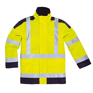 Signalisatieparka, maat XL. Signalisatieparka, maat XL.