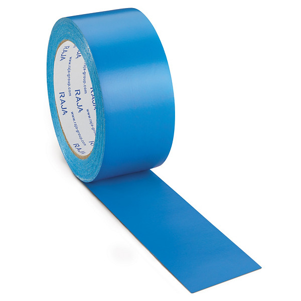 Signalisatietape van vinyl RAJA blauw - 1