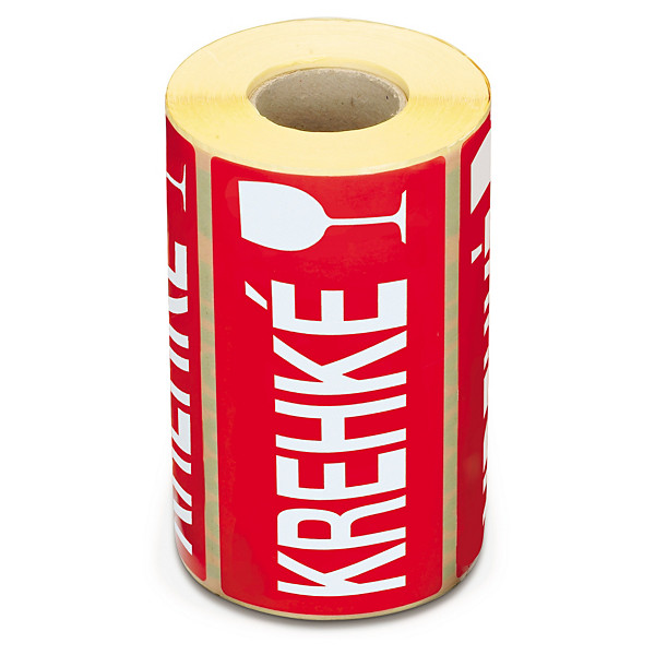 Signalizační etikety, Krehké 55 x 165 mm - 1